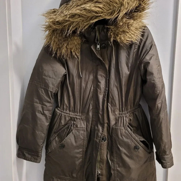 Banana Republic Women's WinterJacket, Army Green, Petite Small - Great Condition - Picture 7 of 10